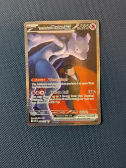 Pokemon tcg DAMAGED Team Rocket’s Mewtwo ex 281/217 SIR - Ascended Heroes - Image 1