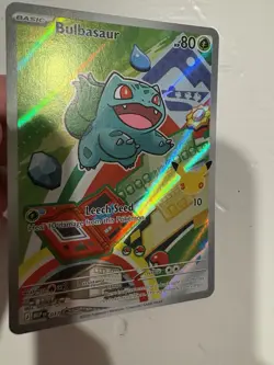 Pokemon TCG Bulbasaur 037 Promo Illustration First Partner 30th Anniversary NM - Image 3