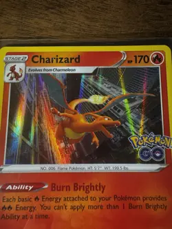 Charizard 010/078 (Holo Rare) Pokemon GO Near Mint 2022 - Image 2