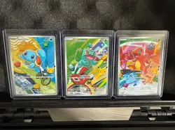 Charmander Bulbasaur Squirtle Pokemon TCG First Partner Illustration Collection - Image 1