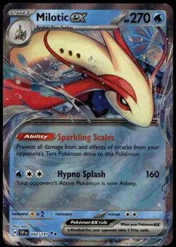 MILOTIC EX 042/191 DOUBLE RARE SURGING SPARKS POKEMON NEAR MINT - Image 1