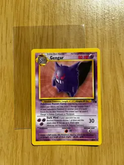 Pokemon TCG GENGAR 20/62 Normal. Fossil Set. Unlimited. NM/M. Free Shipping. - Image 3