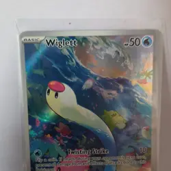 Wiglett 206/198 SV01 Scarlet & Violet Illustration Rare Holo Full Art 50 HP - Image 1