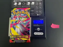 22.45g VERY HEAVY MEGA EVOLUTION Pokemon Sealed Booster Pack New SIR/HRU - Image 1