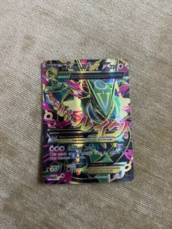 Pokemon M Rayquaza EX Full Art Ultra Rare Holo Roaring Skies 105/108 - Image 1