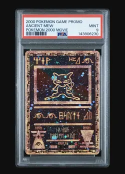 2000 POKEMON GAME MOVIE POKEMON 2000 MOVIE ANCIENT MEW PSA 9 - Image 1