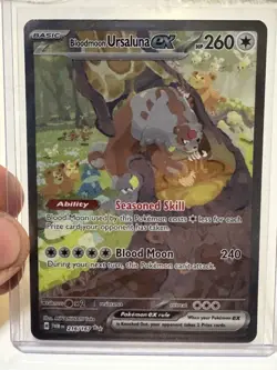 Pokemon TCG Bloodmoon Ursaluna ex 216/167 SIR Twilight Masquerade NM/M - Image 1