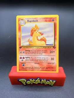 Pokemon Rapidash 44/64 - NM - 1999 1st Edition Jungle - Uncommon - Image 1