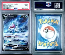 2023 Pokemon SWSH Crown Zenith #GG38 Suicune V Full Art PSA 9 Mint - Image 3