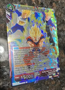 SS Son Goku & SS Vegeta & SS Trunks United Foil Dragon Ball Super Card Game | NM - Image 3