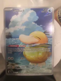 Pokemon TCG Psyduck 226/217 Stellar Crown Illustration Rare Full Art Holo - Image 1