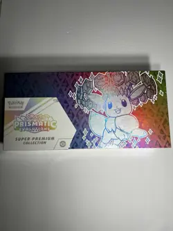 Pokemon Scarlet & Violet Prismatic Evolutions Super-Premium Collection Box Eevee - Image 1