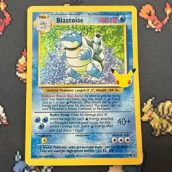 Blastoise 2/102 Celebrations Classic Collection NM Mint Pokemon TCG - Image 1