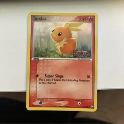 Pokemon TCG Torchic 67/108 Power Keepers Reverse Holo Common 50 HP Super Singe - Image 1