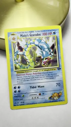 Pokemon TCG Misty's Gyarados Holo Rare Gym Challenge 13/132 Unlimited Edition - Image 2