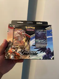 Pokemon TCG V Battle Deck Lycanroc vs. Corviknight New Sealed 820650809576 - Image 1