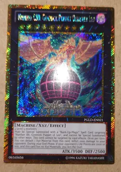 Yugioh Number C88: Gimmick Puppet Disaster Leo PGLD-EN021 Gold Secret Rare - Image 1