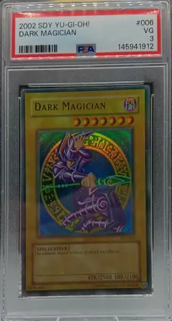 PSA 3 Dark Magician Yugi Starter Deck Yu-Gi-Oh! Holo SDY-006 2002 TCG - Image 1