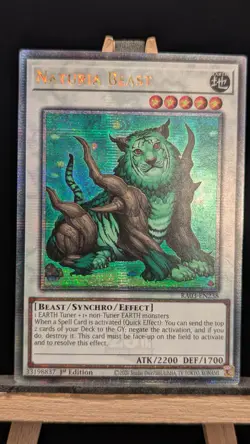 Yu-Gi-Oh! - Naturia Beast - RA03-EN238 [Quarter Century Secret Rare] - Image 1