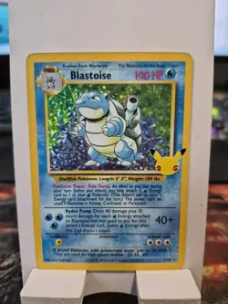 Pokemon Blastoise 2/102 Celebrations 25th Anniversary Holo Rare Card NM/MT - Image 1