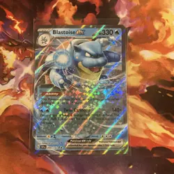 Blastoise ex 030/142 - SV07: SCR Stellar Crown - Double Rare Pokemon TCG Card - Image 1