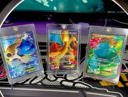 Pokemon card bundle. Charizard 100/106. Venusaur 141/146. Blastoise 142/146 - Image 1