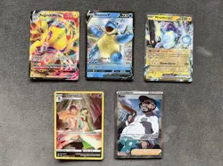 Pokemon Card Bundle – Regieleki VMAX Rainbow, Blastoise V, Miraidon ex + 2 other - Image 1