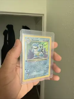 Blastoise 2/102 Holo Rare Base Set Pokemon Card LP Pokemon TCG - Image 3