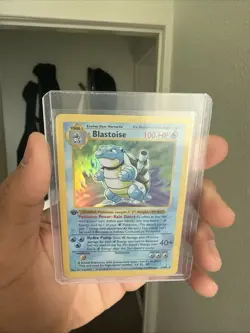 Blastoise 2/102 Holo Rare Base Set Pokemon Card LP Pokemon TCG - Image 4