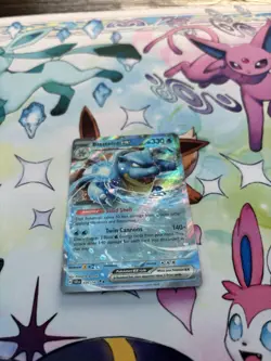 Pokemon TCG Blastoise EX 030/142 Stellar Crown Ultra Rare Holo Card NM Condition - Image 1