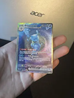 Pokemon TCG Blastoise EX Scarlet & Violet Card 200/165 Blastoise Sir - Image 5