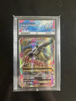 Pokemon TCG M Blastoise EX Card 102/108 Evolutions Ace 10 - Image 1