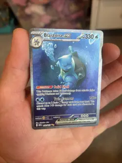 Pokemon TCG Blastoise EX Scarlet & Violet Card 200/165 Blastoise Sir - Image 1