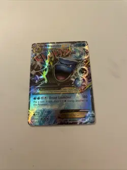 Pokemon TCG Mega M Blastoise EX 18/83 Generations Rare Card in Good Condition - Image 1