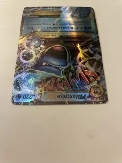 Pokemon TCG Mega M Blastoise EX 18/83 Generations Rare Card in Good Condition - Image 5