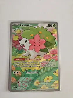 Pokemon TCG Shaymin Card S&V Destined Rivals 185/182 Illustration Rare - Image 1