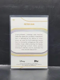 2025 Topps Chrome Disney - Peter Pan #157 Purple Wave Refractor #d/75 - Image 2