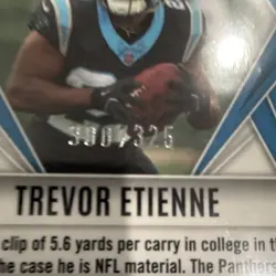 Panini NFL Shedeur Sanders Trevor Etienne D'Andre Swift Trading Card Lot (3) - Image 4