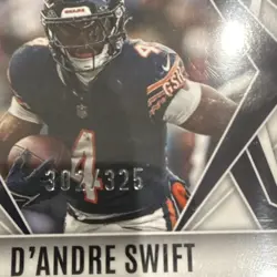 Panini NFL Shedeur Sanders Trevor Etienne D'Andre Swift Trading Card Lot (3) - Image 5