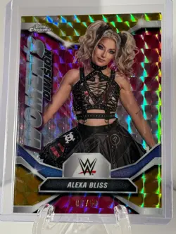 2026 Topps Chrome WWE Alexa Bliss Women's Division Gold Geometric #d /50 - Image 1