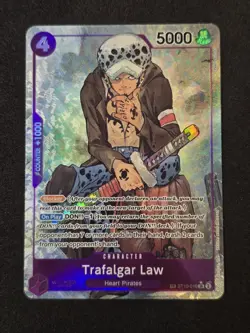 One Piece TCG TR Alt Art Trafalgar Law ST10-010 Treasure Rare English 🇬🇧 UK - Image 1