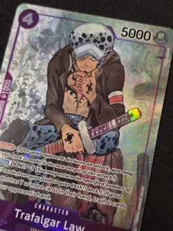 One Piece TCG TR Alt Art Trafalgar Law ST10-010 Treasure Rare English 🇬🇧 UK - Image 3