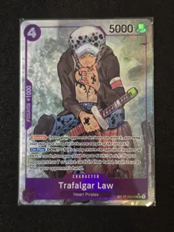 One Piece TCG TR Alt Art Trafalgar Law ST10-010 Treasure Rare English 🇬🇧 UK - Image 5