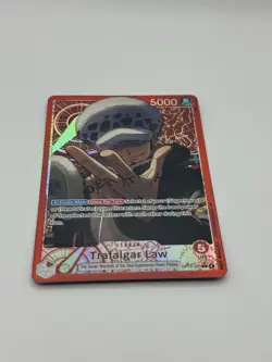 One Piece - The Azure Sea’s Seven - Trafalgar Law OP14-001 L (Alt Art) - NM Foil - Image 3