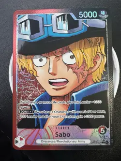 Sabo [Alternate Art] OP13-004 [Carrying on His Will] [English] - Image 1