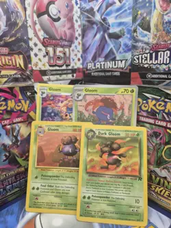 Pokemon Gloom Bundle X4 Cards - Image 1