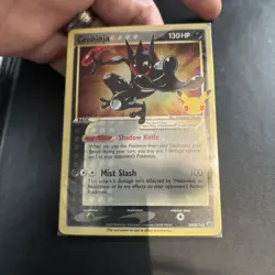 Pokemon Celebrations TCG Greninja Gold Star SWSH144 Black Star Promo Sealed - Image 5