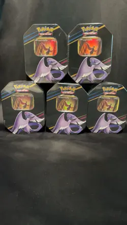 5X Pokemon Crown Zenith Tin (Galarian Articuno) International NEW/Factory Sealed - Image 1