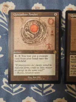 Quicksilver Amulet (Retro Schematic) Near Mint Magic the Gathering MTG - Image 2