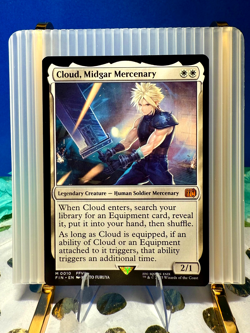 MTG - Cloud, Midgar Mercenary- (10)- Final Fantasy- Regular - Image 2